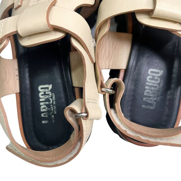 Labucq Cream Platform Sandals - Picture 13 of 16